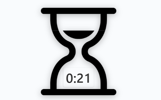 Hourglass Timer :: A visual hourglass timer overlay for your browser. Simple and elegant.