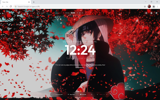 Itachi Uchiha Naruto HD Wallpaper New Tab :: Customize new tab with itachi Uchiha wallpaper extension and display Itachi wallpapers in your background.