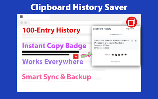 Clipboard History Saver :: Clipboard History Saver - enhance your browser clipboard with a tool for quick access to copied text history and better productivity
