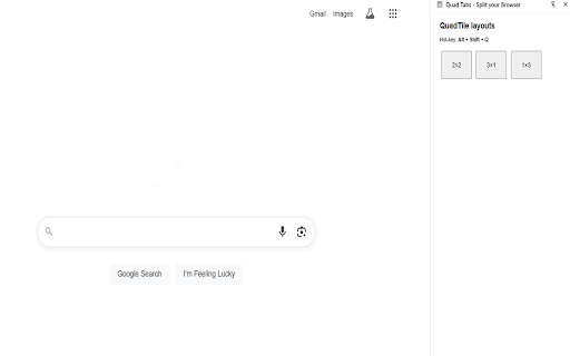 Quad Tabs - Split your Browser :: Convert four tabs into separate browser windows with Alt+Shift+Q and remembers the layout per display.