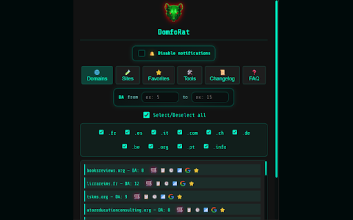 DomfoRat - Find Available Expired Domain Names :: Easily find expired and available domain names, ready to be registered.