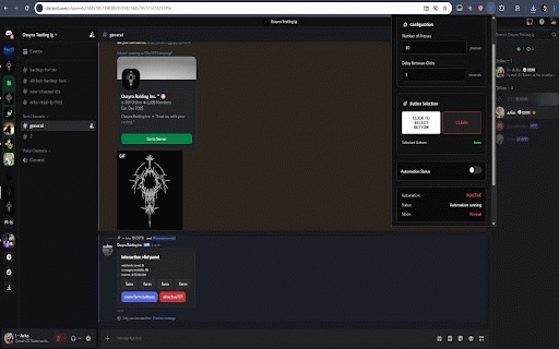 Button Clicker | Ossyra :: Automatically clicks selected interaction buttons on Discord.