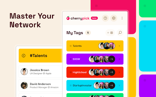 CherryPick: Master Your LinkedIn Network :: Tag, organize, and export LinkedIn contacts effortlessly with CherryPick - your key to effective network management and engagement.