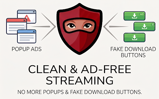 Ad Block Ninja :: Blocks Ads and Popups to make your streaming and download easy