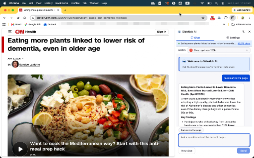 Sidekick AI :: Chrome 사이드 패널 AI 비서 — 현재 페이지 본문을 자동 인식하여 대화합니다.