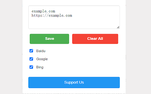Search Result Filter :: Filter out specific websites from Google, Bing, and Baidu search results