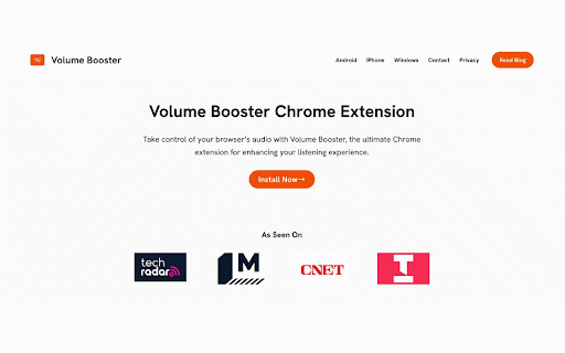 Volume Booster Pro :: Advanced audio enhancement for videos and music playing in Chrome tabs