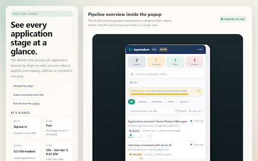 Applendium :: Effortlessly track your job applications directly from Gmail.