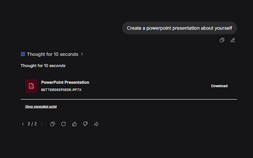 Better DeepSeek :: Enhanced UX layer for DeepSeek with hidden prompts, tools, memory, document generation, and long-work packaging.