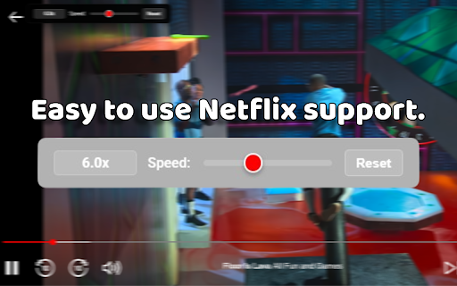 FastForward Plus - Playback Speed :: Control video playback speed on YouTube and Netflix with precision controls