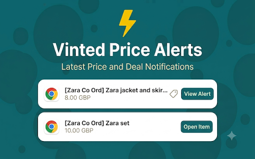 Supervint :: Vinted price alerts — get notified instantly when new listings match your saved search. Simple, fast, and reliable.