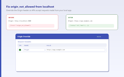 ModHeader V1 :: Modify request and response headers