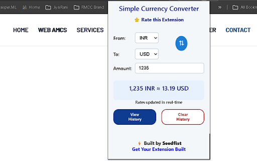 Simple Currency Converter :: Convert currencies with live rates and save last selections.