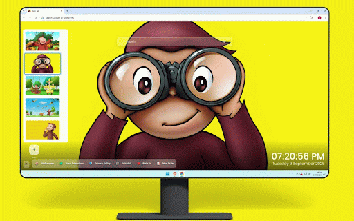 Curious George Wallpaper :: Adorable Curious George adventures and playful moments from the beloved children's series.