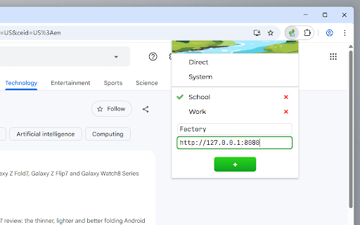 Proxy River :: A proxy manager for Chrome, simple and secure.