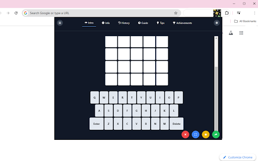 Wordle IO :: Play Wordle right in your Chrome