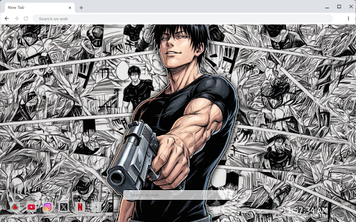 Toji Fushiguro Cursed Slayer Live Wallpaper :: Transform your new tab with Toji Fushiguro's captivating cursed slayer action in stunning HD live wallpaper.