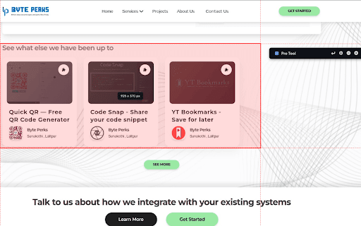 Pro Tools :: 14-in-1 browser extension developers and designers love.