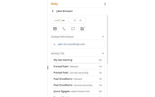 Ruby for Relationships :: Ruby browser extension