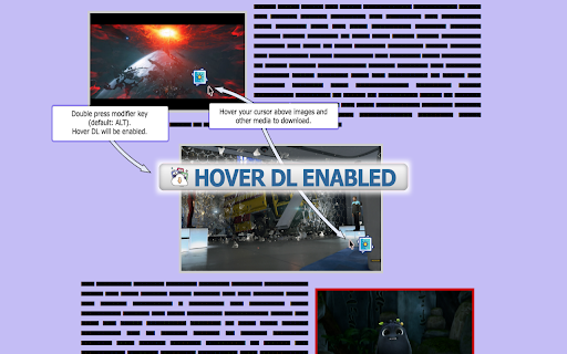 Image Swooper - Download images and videos by hovering over them :: Point to an image or video to download. #downloader #high_resolution #quick_access #accessibility