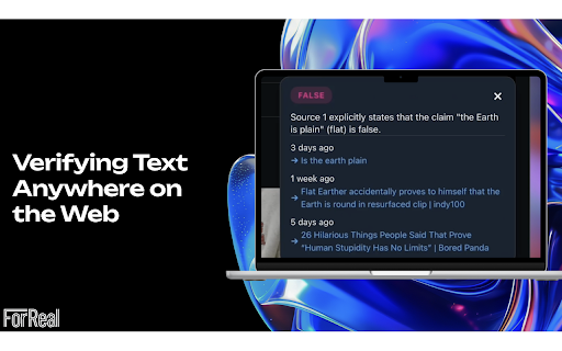 ForReal :: Real-time fact-checking for X (Twitter) posts