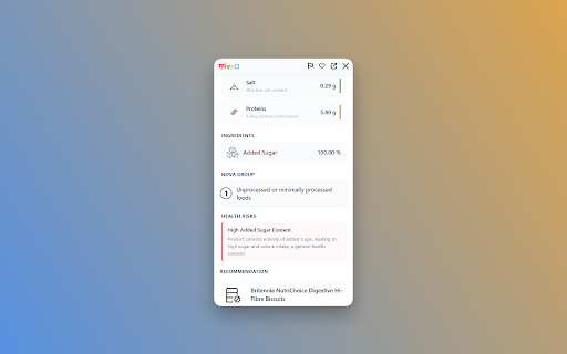 Mivro :: AI-powered nutrition assistant for personalized product profiling and healthier food choices