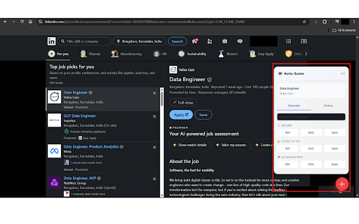 Auto-Sume - A Privacy-Focused AI Resume Generator :: Generate ATS-optimized resumes from job postings with one click