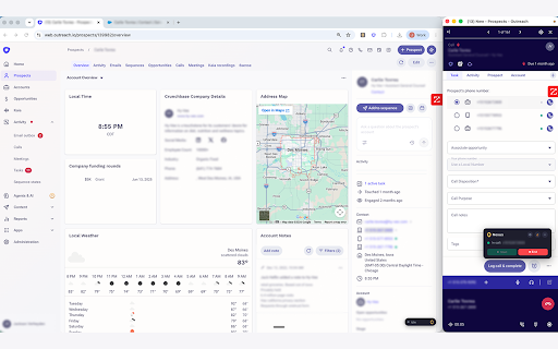 Nexus PowerDialer :: Automate your dialing in Outreach Everywhere. Requires a Nexus PowerDialer account — sign up at nexusdialer.io.