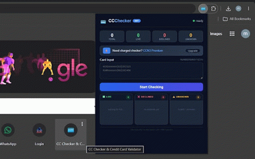 CC Checker MrCardChecker :: Credit card validator with Luhn, BIN and live/die card