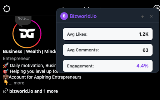 Instagram Growth by Bizworld :: AI-powered Instagram growth tool integrated with Bizworld platform