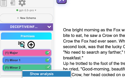 DeceptionAnalyser :: Analyse deception in documents using argumentative schemas and Large Language Models!
