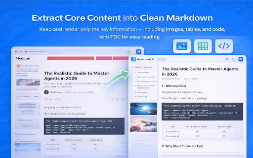 NotebookLM Smart Importer :: Import any page or YouTube into NotebookLM—works with paywalls, images, and timestamps.