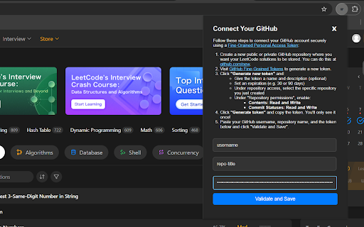 LeeterAlly - Your LeetCode Ally :: A smart companion for LeetCode that boosts productivity via features like GitHub integration, LLM hints generator and much more!