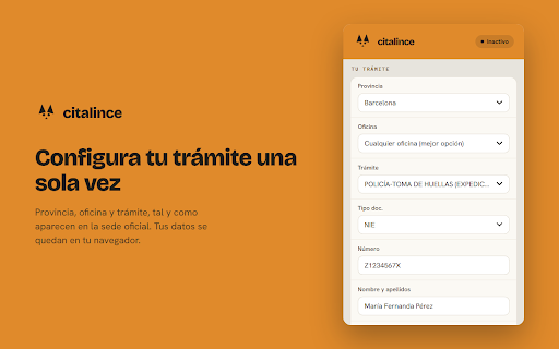 Citalince: avisos de cita de extranjería :: Vigila la cita previa de extranjería (NIE, TIE, huellas, asilo) y te avisa por WhatsApp cuando salen citas. citalince.es