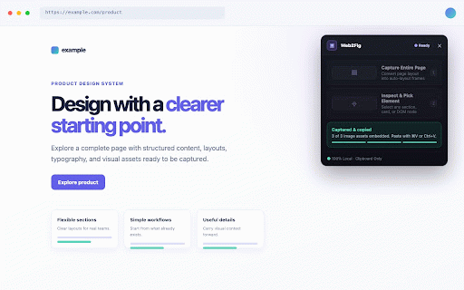 Web2Fig :: Capture webpages or individual elements and paste them into Figma.