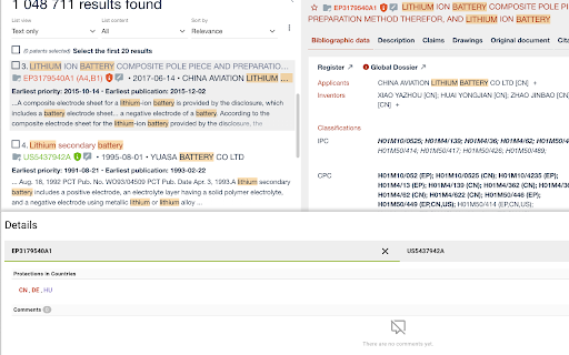 PatCheck - Patent Legal Status for Espacenet, Google Patents, USPTO & more :: Patent status (Pending/Protected/Expired) at patent, country & family levels + alerts & notes in Espacenet, Google Patents, USPTO.