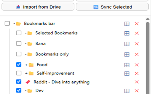 Piecemeal Bookmark Import/Export Tool :: Import, export, merge, replace, and sync Chrome bookmarks with Google Drive.