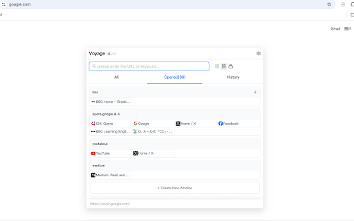 Tab Manager for Voyage 标签管理器 :: Not just a tab manager, any features related to improving browsing efficiency can be updated later, welcome to make requests