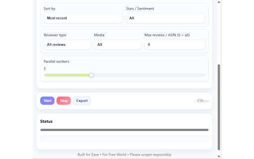 Reviews Scraper Pro — Amazon + Myntra :: ### What it does:
Collects publicly visible product reviews from Amazon.in and Myntra and exports a neatly formatted Excel (.xlsx)…