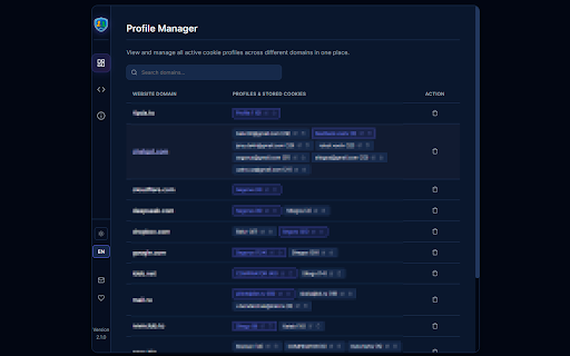 MultiProfile Pro :: Seamlessly switch between multiple accounts and cookie profiles on any website with isolated sessions.