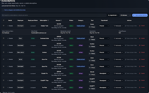 GetSaaSWatch Browser Extension :: Detects SaaS and AI tool usage for security and governance.