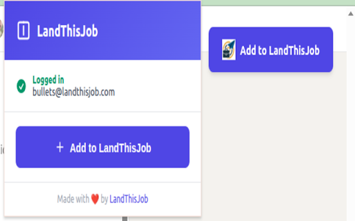 LandThisJob - LinkedIn Job Importer :: Import LinkedIn jobs directly to LandThisJob for instant resume tailoring