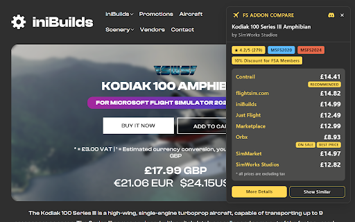 FS Addon Compare :: FS Addon Compare: See where to buy flight sim addons & compare prices directly on developer stores. Save money & time!