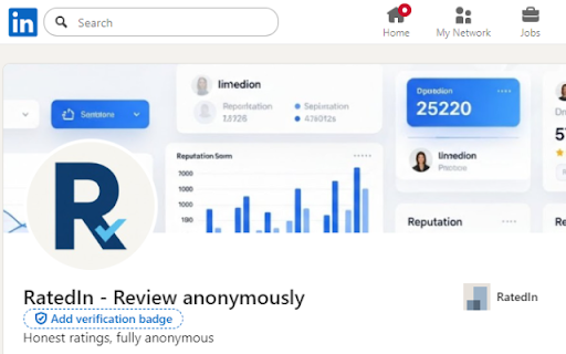 RatedIn.app :: Rate recruiters, professionals and companies on LinkedIn — anonymously
