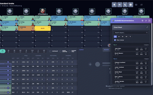 DraftMilk - Live Draft Assistant :: Real-time fantasy football draft assistance with VORP-based player recommendations