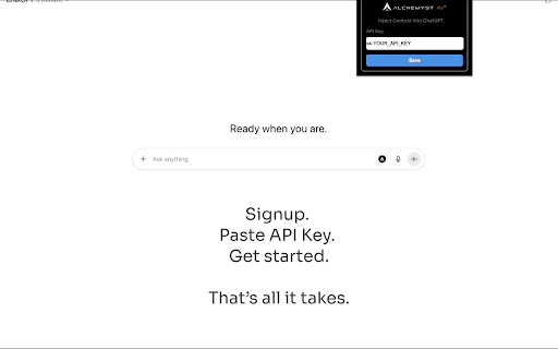 Alchemyst - AI context, AI memory everywhere :: Carry your context and memory with you while using AI tools using Alchemyst AI.