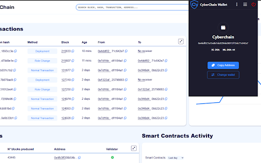 CyberChain Wallet :: A secure wallet for CyberChain blockchain