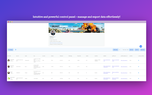 Twitter Export Followers & Following — Fast CSV/Excel Scraper :: One-Click Twitter Scraper: Download Followers, Verified Lists in Seconds