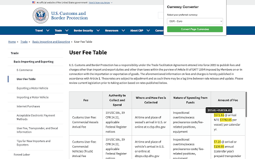 Currency Converter for webpages :: Converts currencies on webpages to your preferred currency on a single click. Select the currency you want and click Convert!