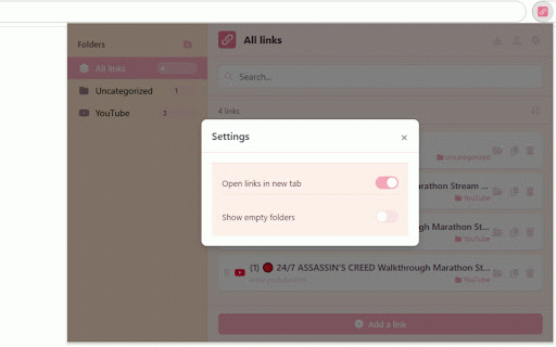 SwiftTab :: Save and organize your favorite links with one click. Fast, simple, and efficient bookmark manager.